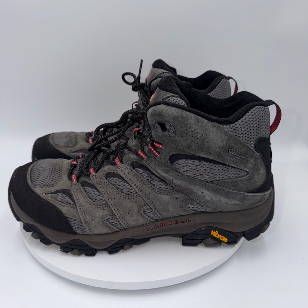Merrell Moab 3 Mid Waterproof Hiking Boots Mens 14 Wide Grey J035833W Vibram